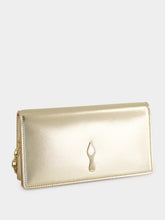 Christian Louboutin Gold Bettina Leather Clutch
