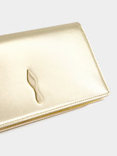 Christian Louboutin Gold Bettina Leather Clutch