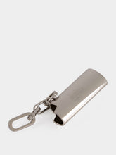 Christian Louboutin Silver Metal Lighter Case Keyring