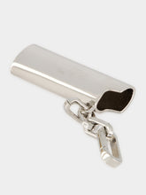 Christian Louboutin Silver Metal Lighter Case Keyring