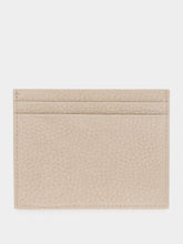 Christian Louboutin Beige Mooncrest Grained Leather Card Holder