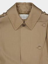 Gabriela Hearst Tellus Camel Wool Trench Coat