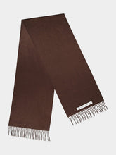 Gabriela Hearst Chocolate Blaine Silk Cashmere Scarf