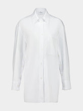 Courrèges White Cotton Mini Shirt Dress