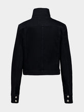 Courrèges Black Reedition Denim Jacket