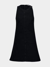 Courrèges Black Heritage Sleeveless Denim Dress