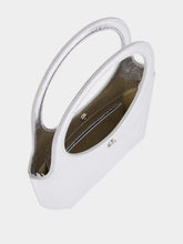 Courrèges Silver Naplack Leather Holy Bag