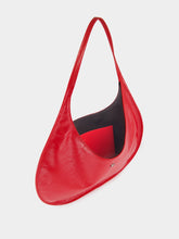 Courrèges Bright Red Holy Naplack Leather Shoulder Bag
