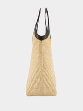 Courrèges Natural Beige Medium Holy Raffia Bag