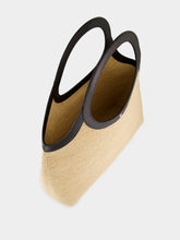 Courrèges Natural Beige Medium Holy Raffia Bag