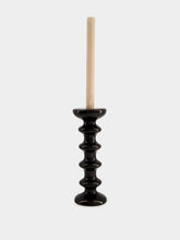Maison Sarah Lavoine Black Slavic Ceramic Candleholder