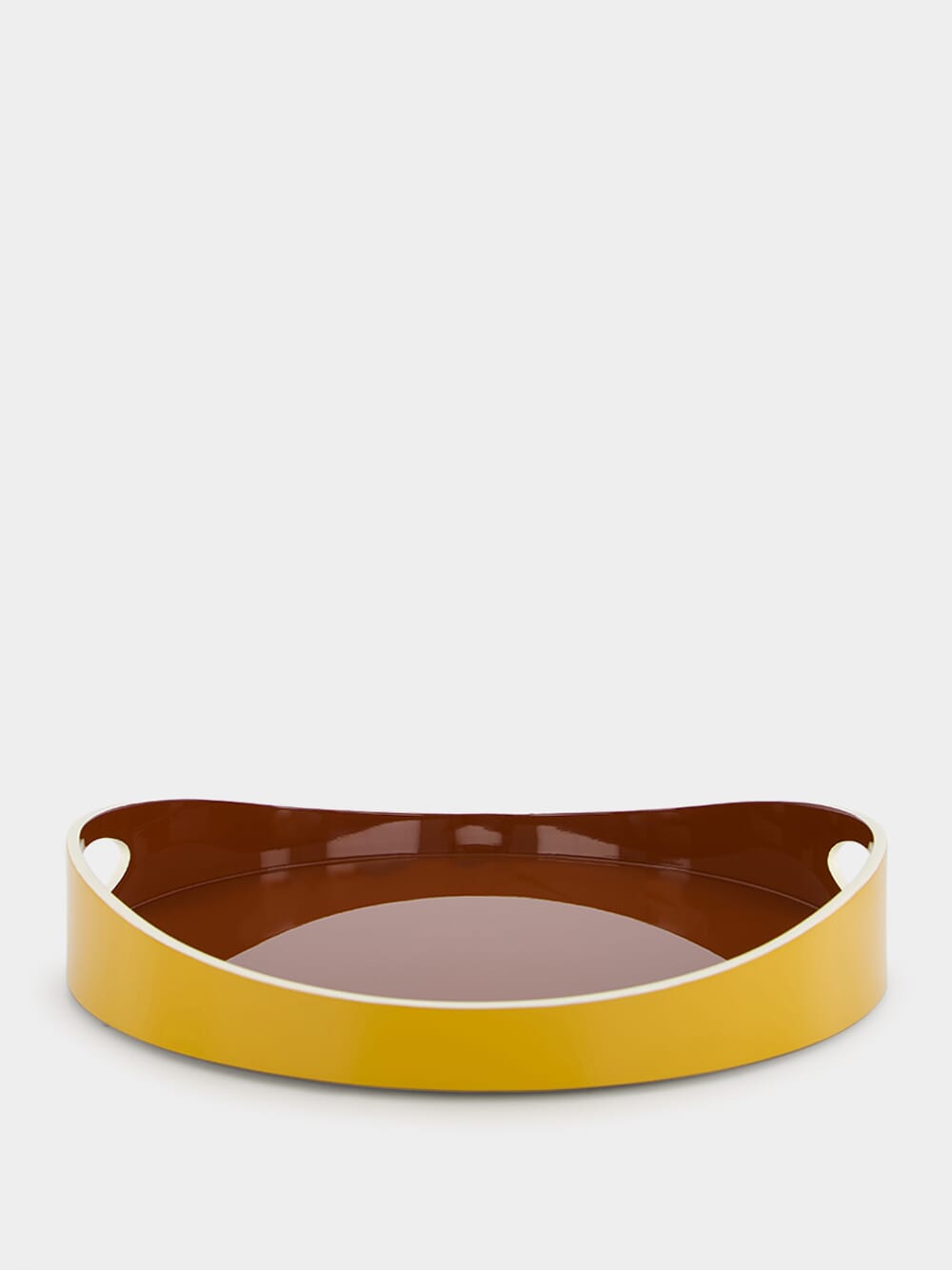 Basile Yellow/Brown Tray