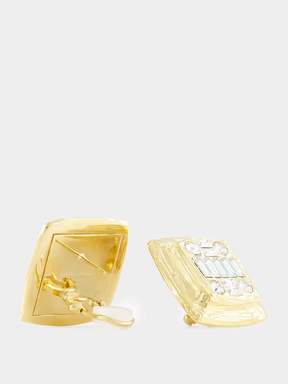 Gold Jeanne Crystal Earrings