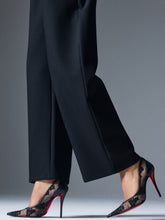 Christian Louboutin Black Miss Z 100 Mesh and Lace Pumps