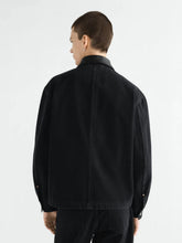 Lemaire Black Selvedge Denim Workwear Overshirt