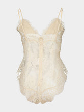 Zimmermann Cream Illustration Lace Teddy
