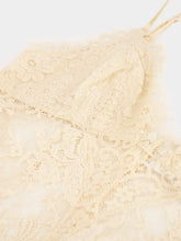 Zimmermann Cream Illustration Lace Teddy
