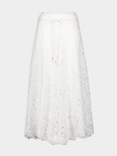 Zimmermann Ivory Ottie Flared Skirt