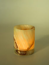 Zaconi Small Onyx T-Light Holder in Serene Green