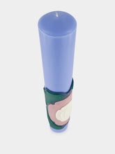 Hoogeland Light Blue Immanuel Medium Candle