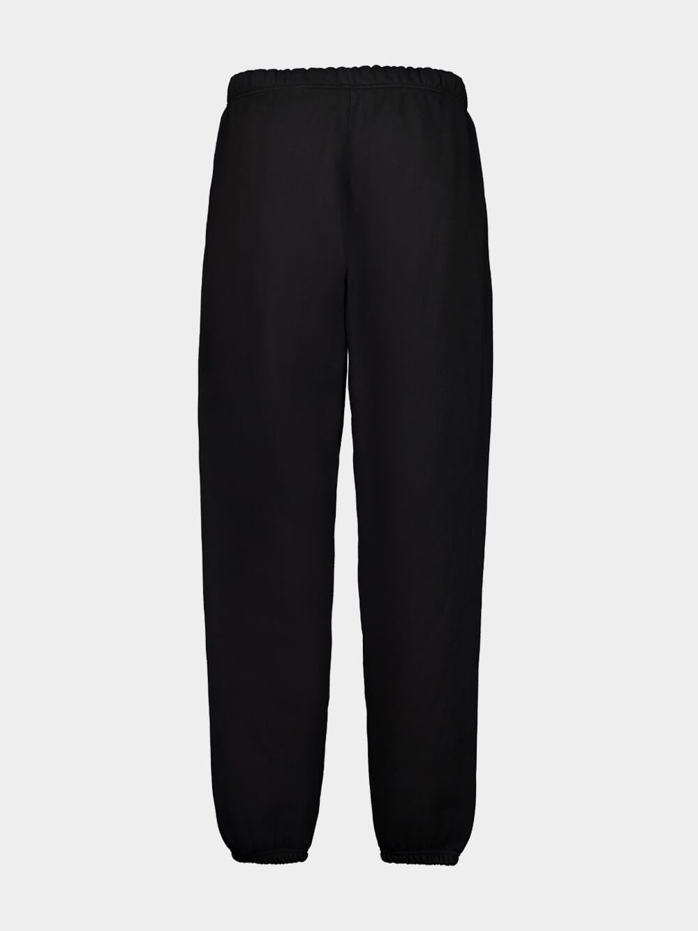 Black Essentials Fleece Sweatpants