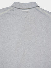 Prada Grey Cotton Polo Shirt with Pearl Buttons