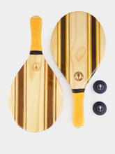 Frescobol Carioca Pastel Yellow Leblon Beach Bat Set