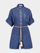 Zimmermann Denim Mini Shirt Dress