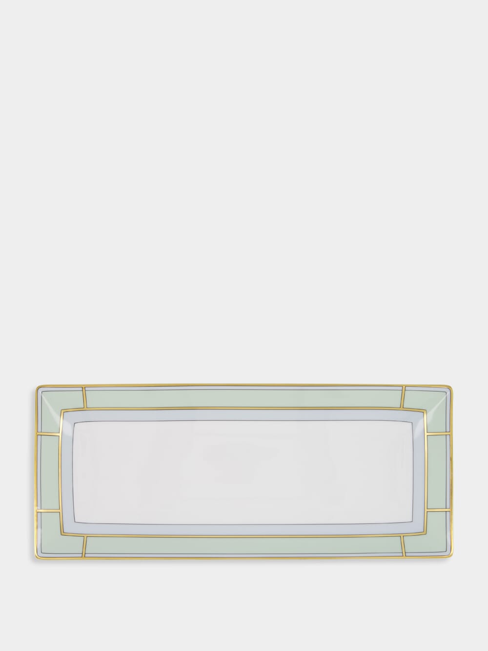 Verde Porcelain Diva Rectangular Tray