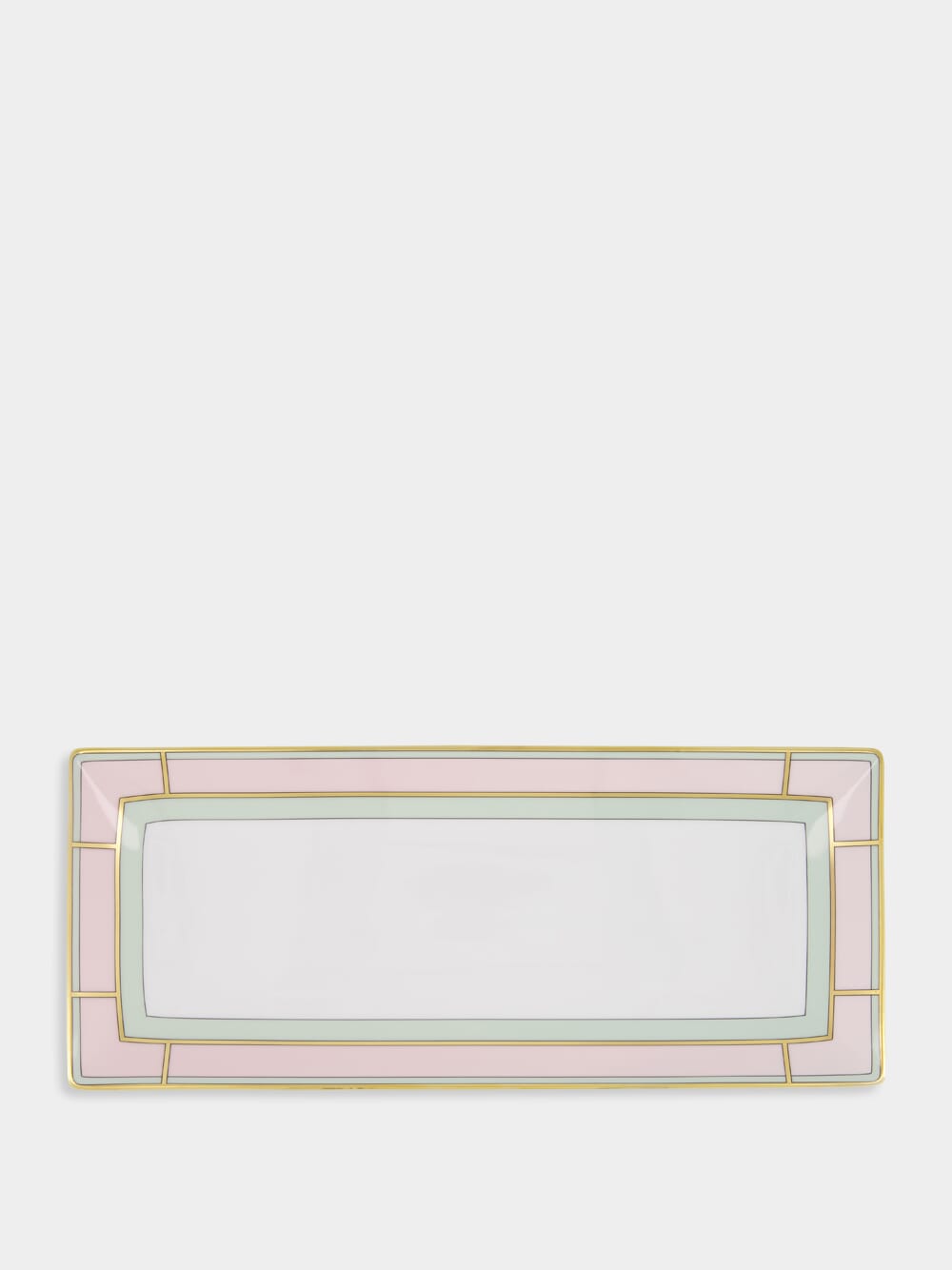 Rosa Porcelain Diva Rectangular Tray