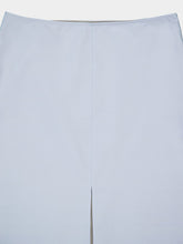 Ferragamo Light Blue Layered Midi Skirt