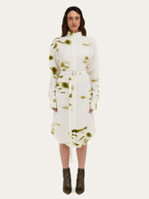 Ferragamo White Blossom Print Shirt Dress