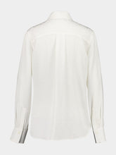 Ferragamo Mascarpone Monogram Silk Shirt