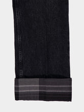 Ferragamo Black Turn-Up Jeans