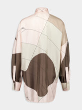 Powder Pink and Cement Silk Shirt | PDP - Fashion Clinic