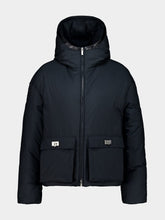 Ferragamo Black Hooded Padded Blouson