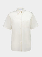 Ferragamo Parchment Cotton Short-Sleeved Shirt