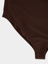 Ferragamo Espresso Gancini One-Piece Swimsuit