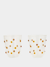 Polspotten Yellow Nob Glass Tumblers Set of 2