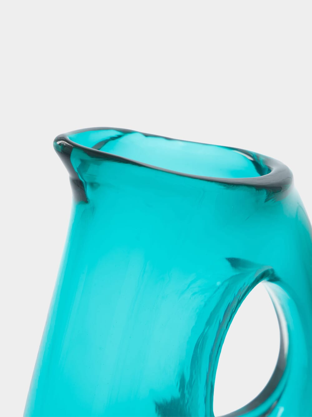 Turquoise Glass Jug