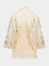 Zimmermann Light Tea Illustration Lace Blouse