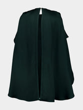 Zimmermann Bottle Green Eden Cascading Mini Dress