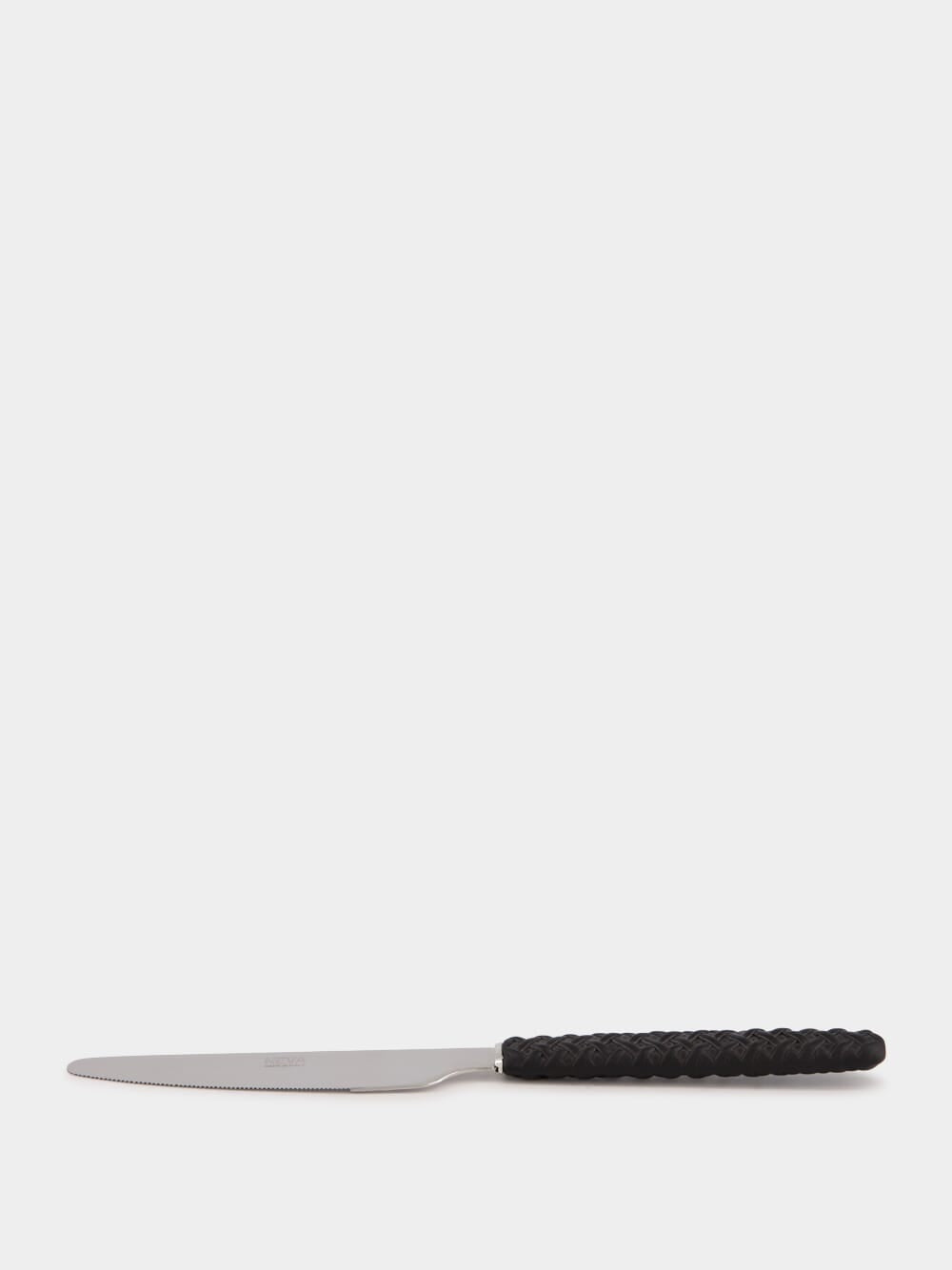 Black Intreccio Dinner Knife