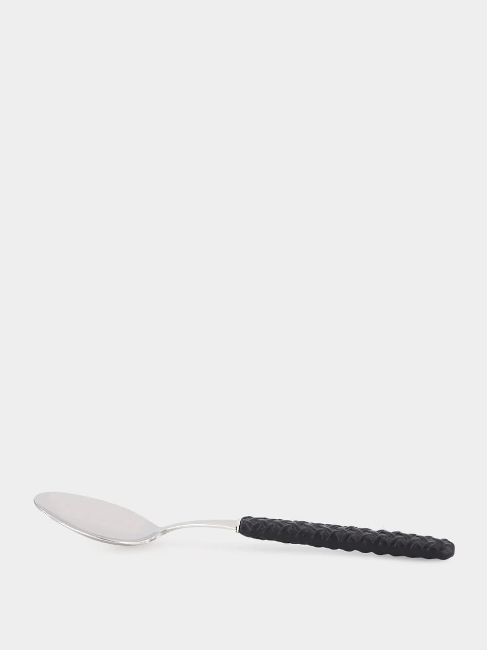 Black Intreccio Dinner Spoon