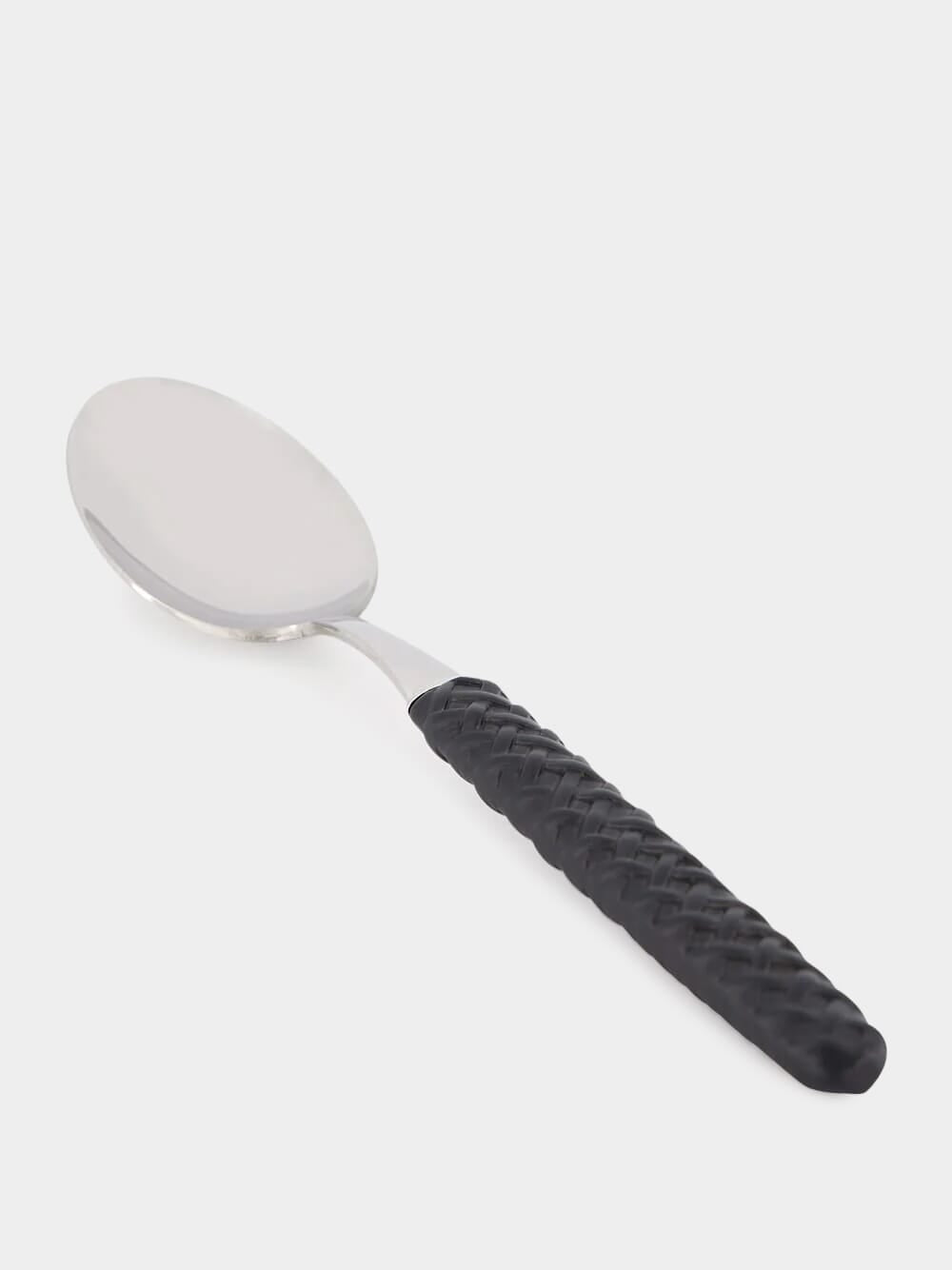 Black Intreccio Dinner Spoon