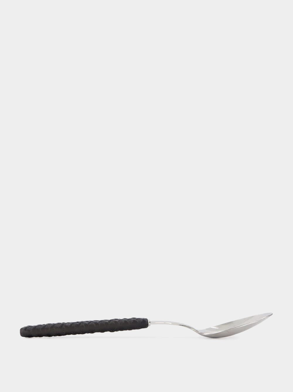 Black Intreccio Dinner Spoon