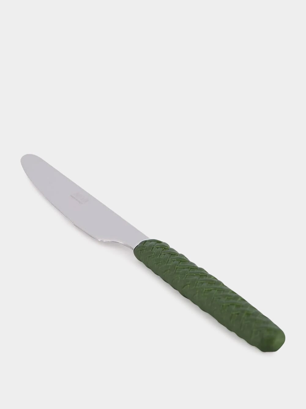 Green Intreccio Dinner Knife