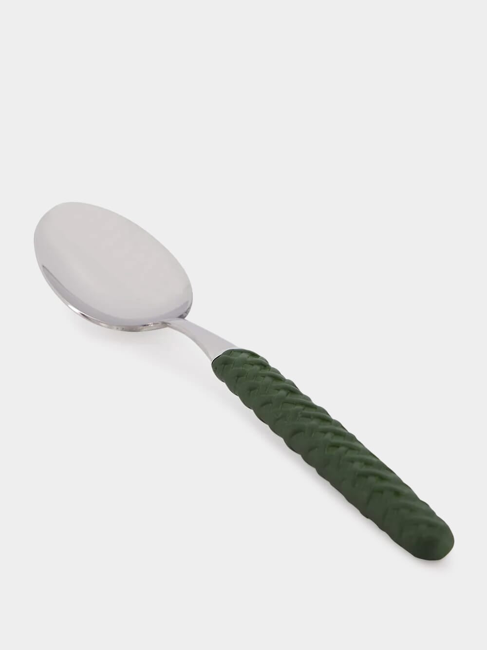 Green Intreccio Dinner Spoon