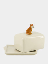 Quail Ceramics Fox Butter Dish
