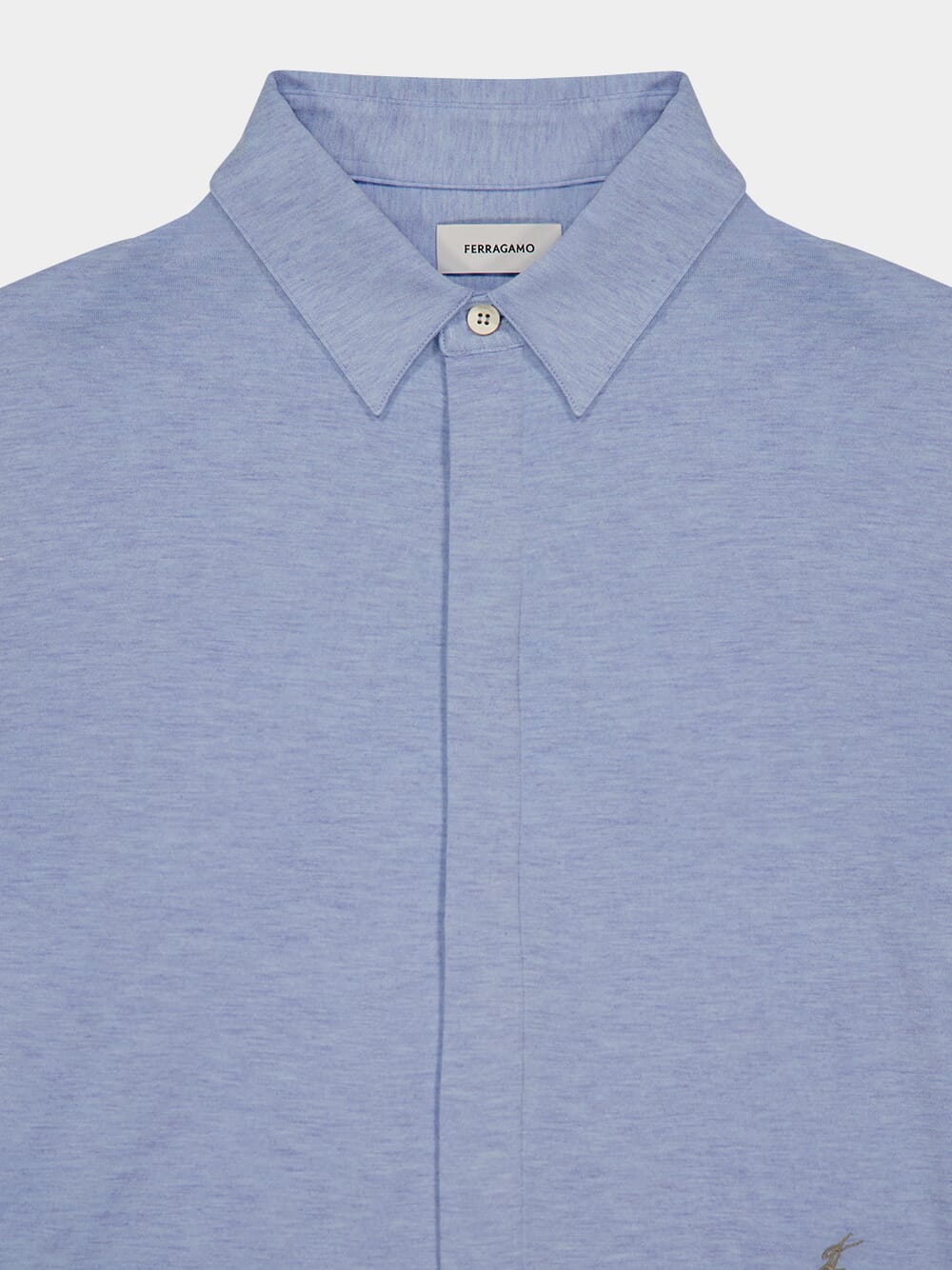 Light Blue Stretch Jersey Shirt